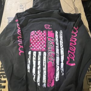 Peterbilt Pink Flag Hoodie