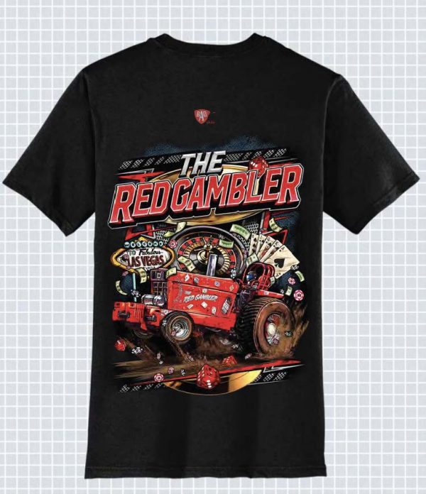 Red Gambler Pro Stock Pulling Tractor